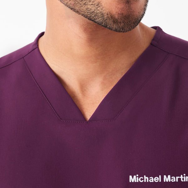 Men's Deep Purple Chisec -  Scrub Top™