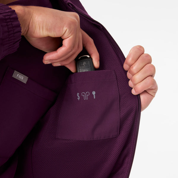 Men's Deep Purple Cobaki - Scrub Jacket