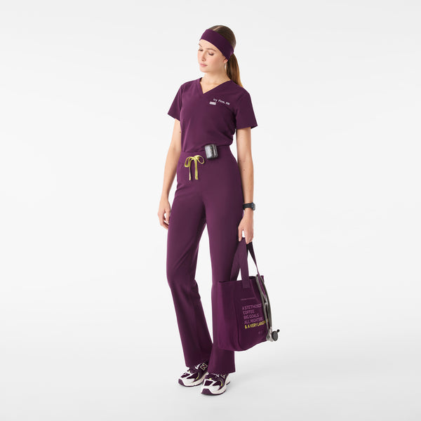 Deep Purple FIGS Cinched Headband