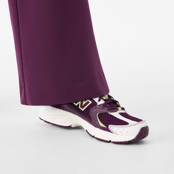 Women's Deep Purple Isabel High-Rise Wide-Leg - Tall Scrub Pant