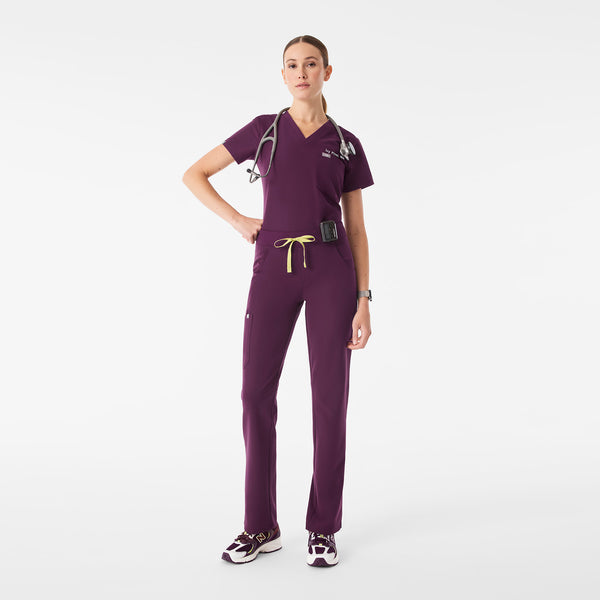 Women's Deep Purple Kade - Straight-Leg Scrub Pant™