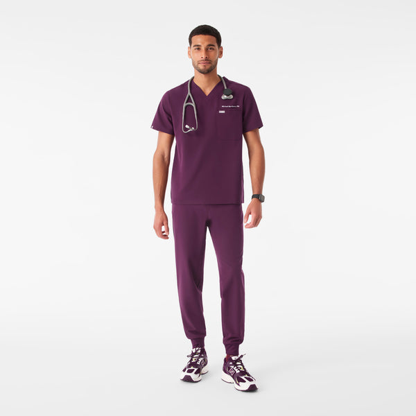 Men's Deep Purple Leon -  Scrub Top™
