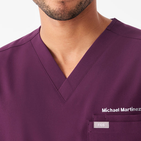 Men's Deep Purple Leon -  Scrub Top™
