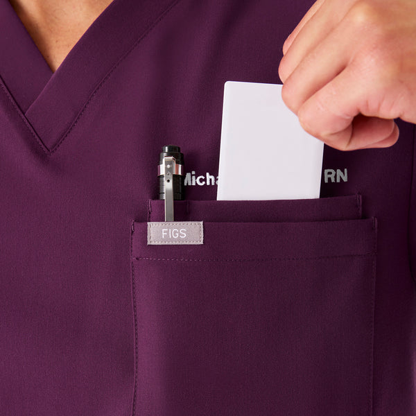 Men's Deep Purple Leon -  Scrub Top™