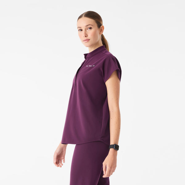 Women's Deep Purple Rafaela - Oversized Scrub Top™