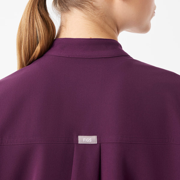 Women's Deep Purple Rafaela - Oversized Scrub Top™