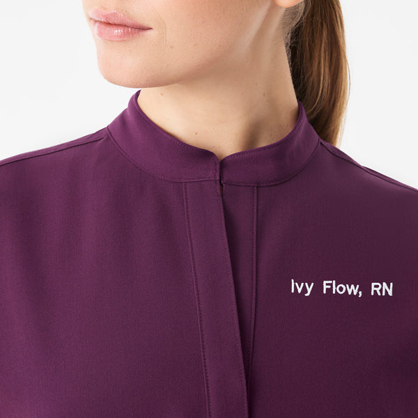 Women's Deep Purple Rafaela - Oversized Scrub Top™