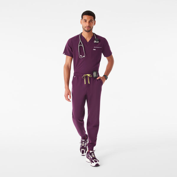 Men's Deep Purple Tansen - Short Jogger Scrub Pant™