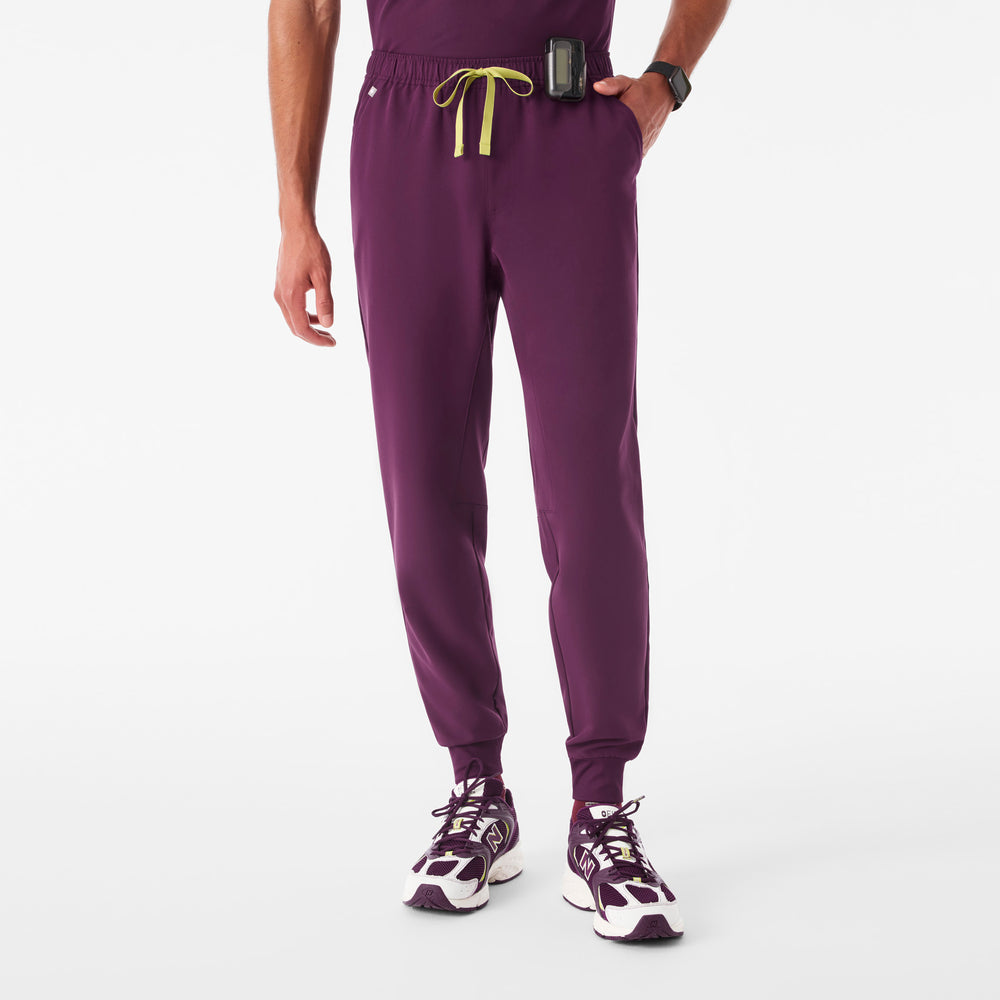Men's Deep Purple Tansen - Short Jogger Scrub Pant™