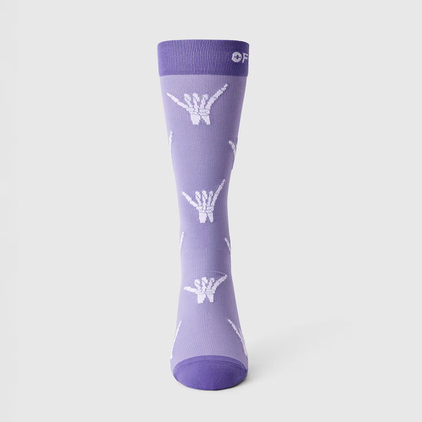 Unisex Purple Haze Bone to Be Wild - Compression Socks