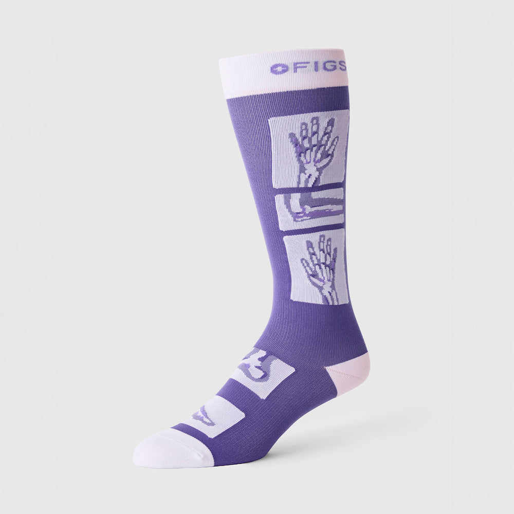 Unisex Amethyst X-Ray - Compression Socks