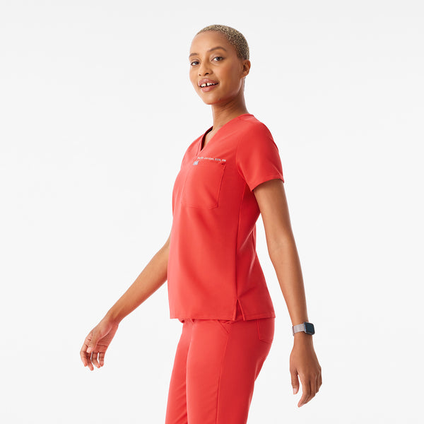 Women's Hibiscus Catarina Petite -  Scrub Top™