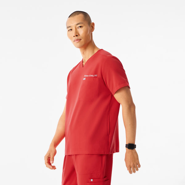 Men's Hibiscus Chisec -  Scrub Top™