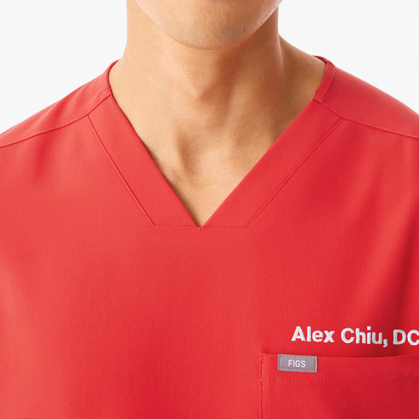 Men's Hibiscus Chisec -  Scrub Top™
