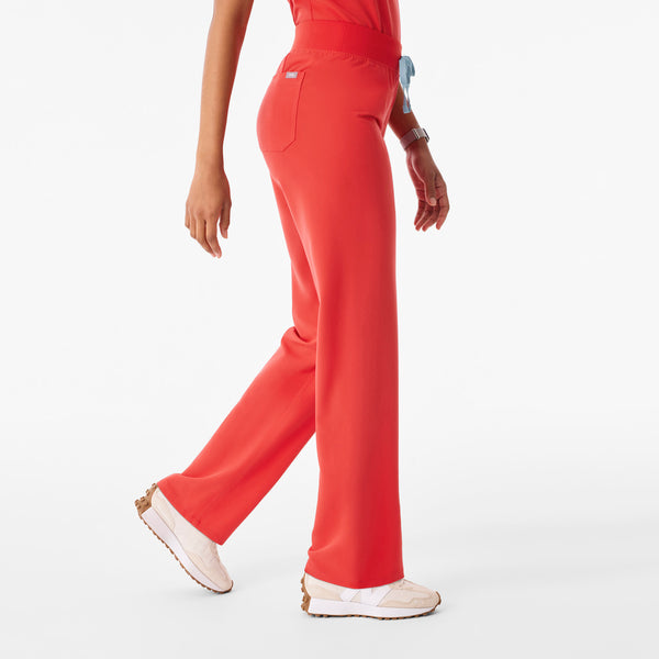 Women's Hibiscus Livingston High-Rise- Straight-Leg Scrub Pant™