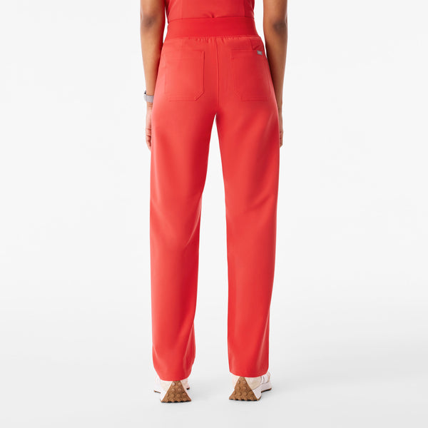 Women's Hibiscus Livingston High-Rise- Straight-Leg Scrub Pant™