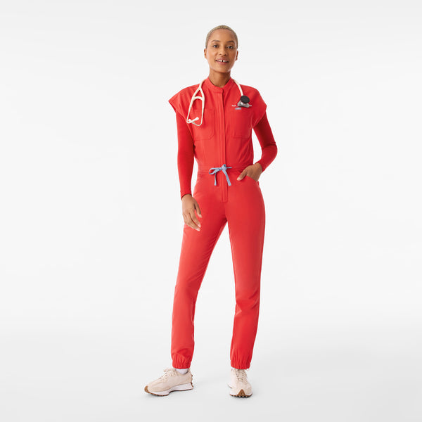 Women's Hibiscus Rafaela Cargo - Tall ScrubJumpsuit™