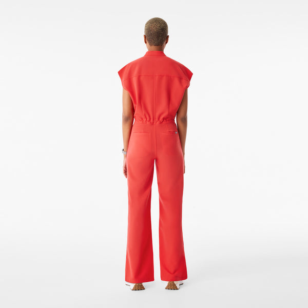 Women's Hibiscus Rafaela Wide-Leg - Petite ScrubJumpsuit™