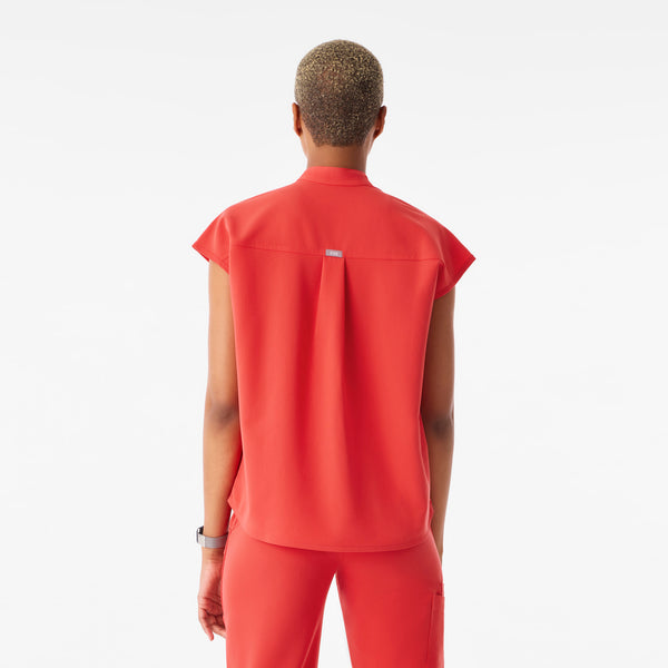 Women's Hibiscus Rafaela - Oversized Scrub Top™