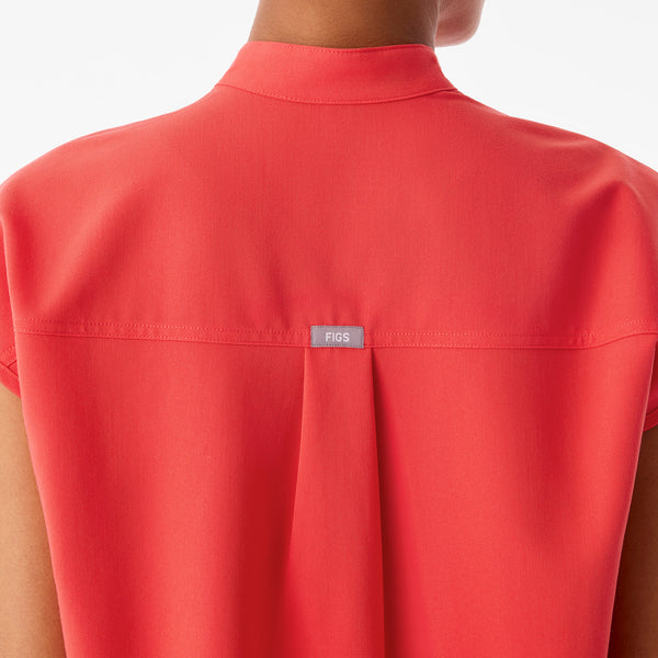 Women's Hibiscus Rafaela - Oversized Scrub Top™