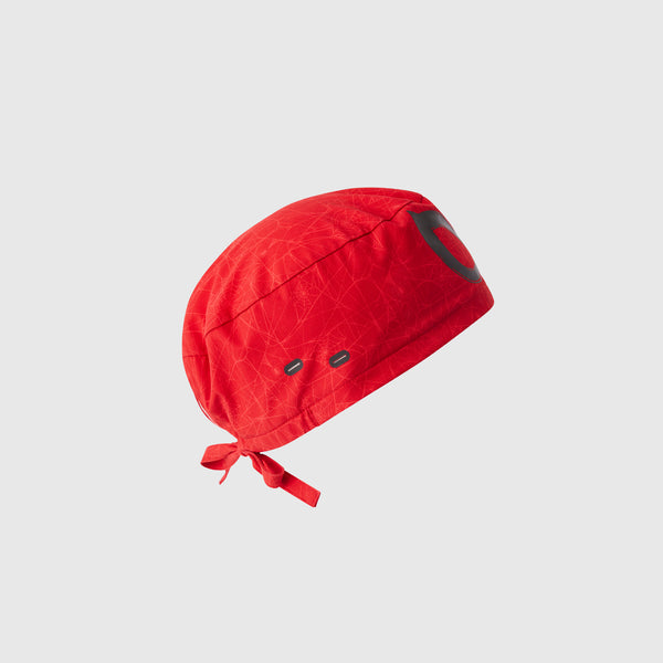 Hibiscus Spider-Man Printed - Scrub Cap With Buttonholes