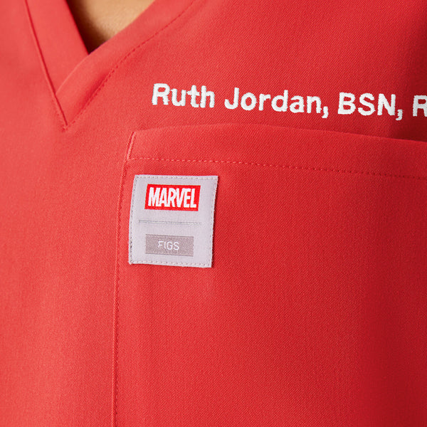 Women's Hibiscus Spider-Man Catarina Scrub Top™