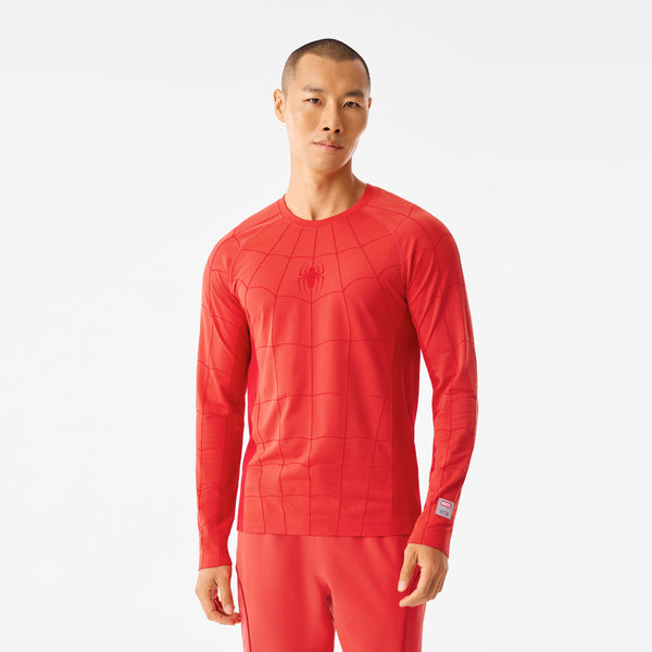 Men's Hibiscus Spider-Man Makato - Long-Sleeve Underscrub