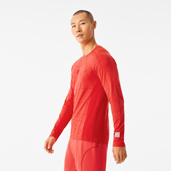 Men's Hibiscus Spider-Man Makato - Long-Sleeve Underscrub