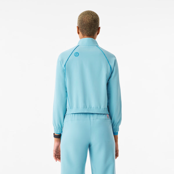 Women's Mauritius Blue Spider-Man Sydney Cropped - Scrub Jacket