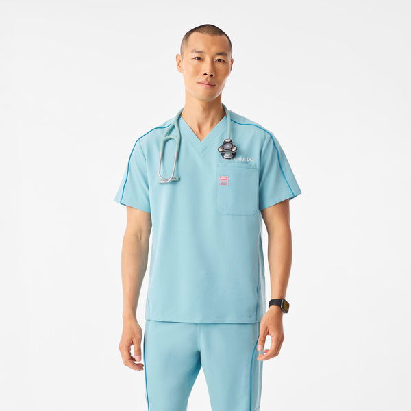 Men's Mauritius Blue Spider-Man Leon - Scrub Top™