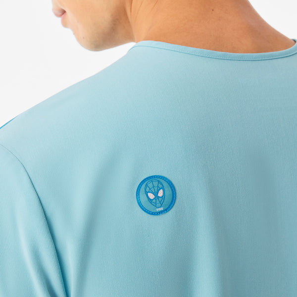 Men's Mauritius Blue Spider-Man Leon - Scrub Top™