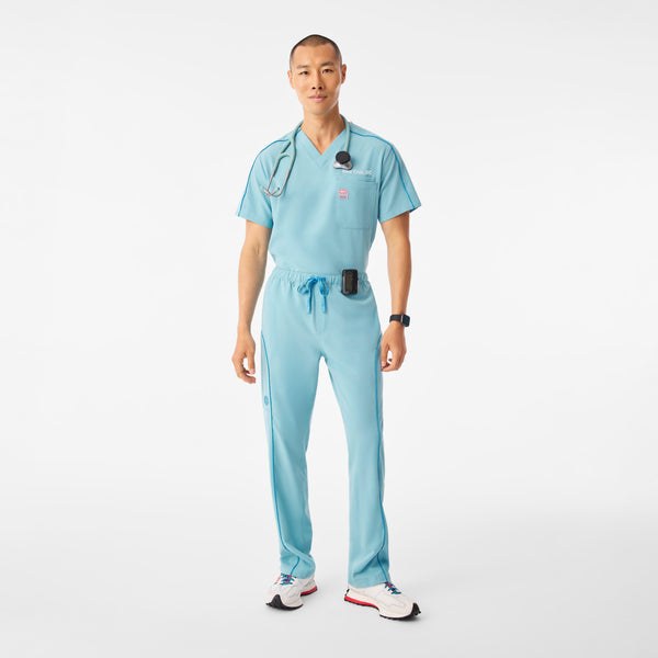 Men's Mauritius Blue Spider-Man Leon - Scrub Top™