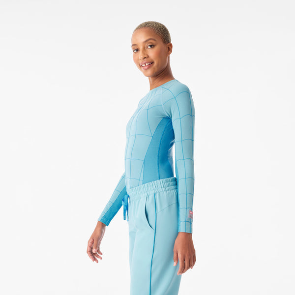 Women's Mauritius Blue Spider-Man Salta Seamless - Long-Sleeve Underscrub