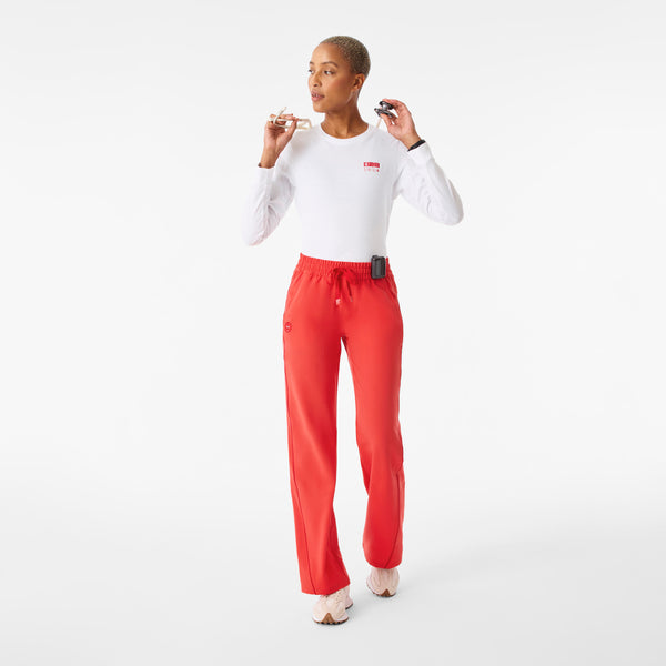 Women's Optic White Spider-Man Graphic - Long-Sleeve Underscrub