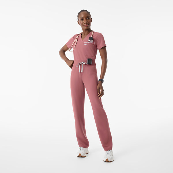 Women's Mauve High-Rise Livingston - Tall Straight-Leg Scrub Pant™ (3XL - 6XL)