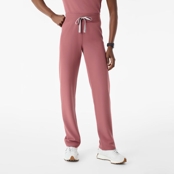 Women's Mauve High-Rise Livingston - Tall Straight-Leg Scrub Pant™ (3XL - 6XL)