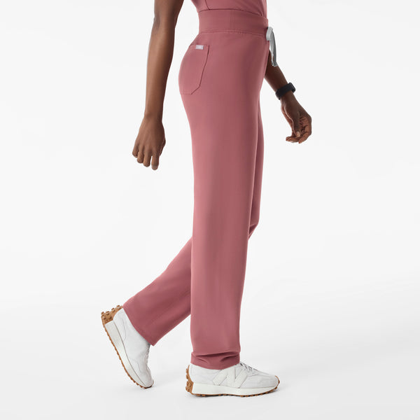 Women's Mauve High-Rise Livingston - Tall Straight-Leg Scrub Pant™ (3XL - 6XL)