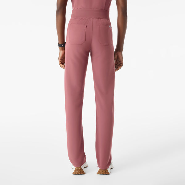 Women's Mauve High-Rise Livingston - Tall Straight-Leg Scrub Pant™ (3XL - 6XL)