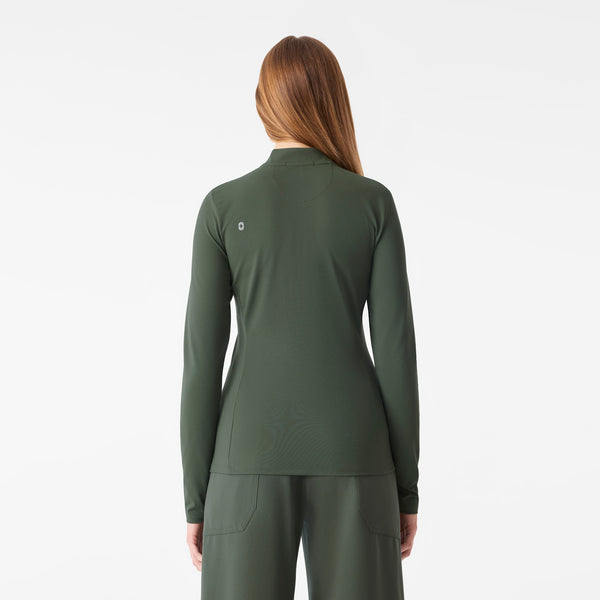 Women's Moss Bree FlexKnit - Slim Long-Sleeve Scrub Top