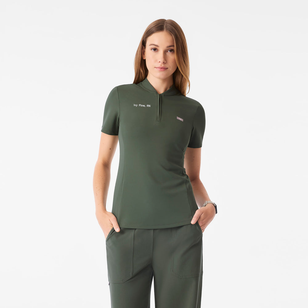 Women's Moss Bree FlexKnit - Slim Scrub Top