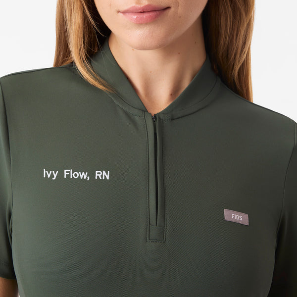 Women's Moss Bree FlexKnit - Slim Scrub Top