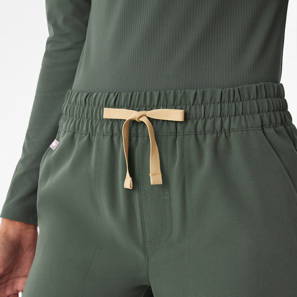 Women's Moss Isabel Ruched Mid-Rise Wide-Leg - Scrub Pant™
