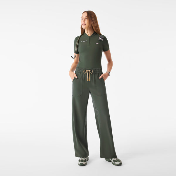 Women's Moss Roslyn Mid-Rise Wide-Leg - Scrub Pant
