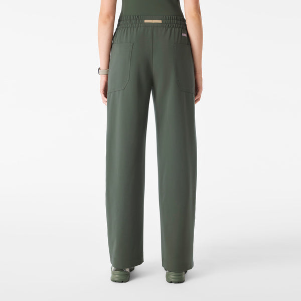 Women's Moss Roslyn Mid-Rise Wide-Leg - Scrub Pant
