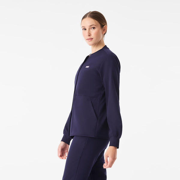 Women's Navy Claire Scrub Jacket