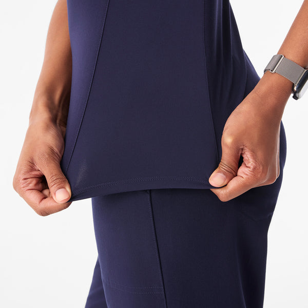 Women's Navy Eliza Slim - Scrub Top