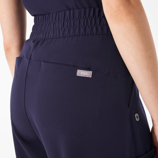 Women's Navy Ultra-High-Rise Shelby Wide-Leg - Scrub Pant