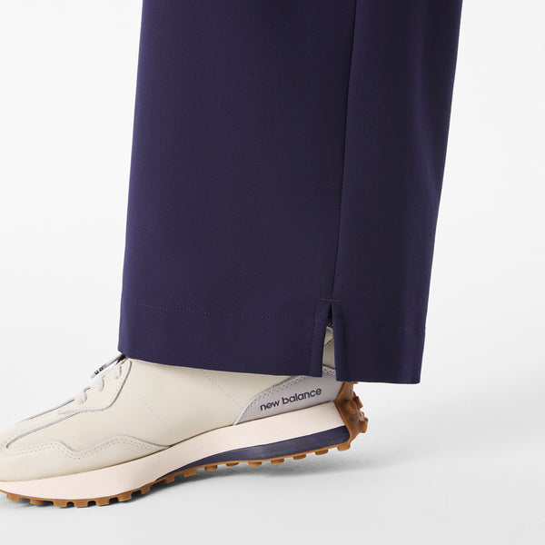 Women's Navy Ultra-High-Rise Shelby Wide-Leg - Scrub Pant
