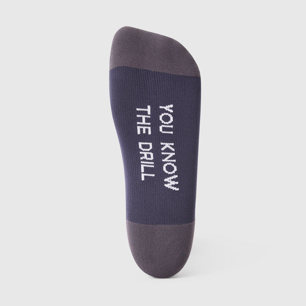 Unisex Navy Tooth - Compression Socks