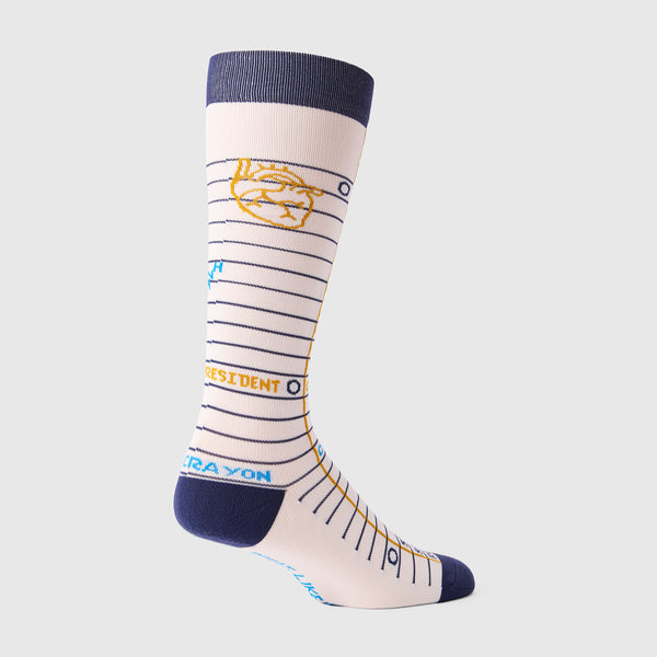 Unisex Off White Noteworthy - Compression Socks
